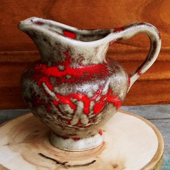 Salt Glazed Pitcher Unknown Artist Gorgeous! - Picture 1 of 9